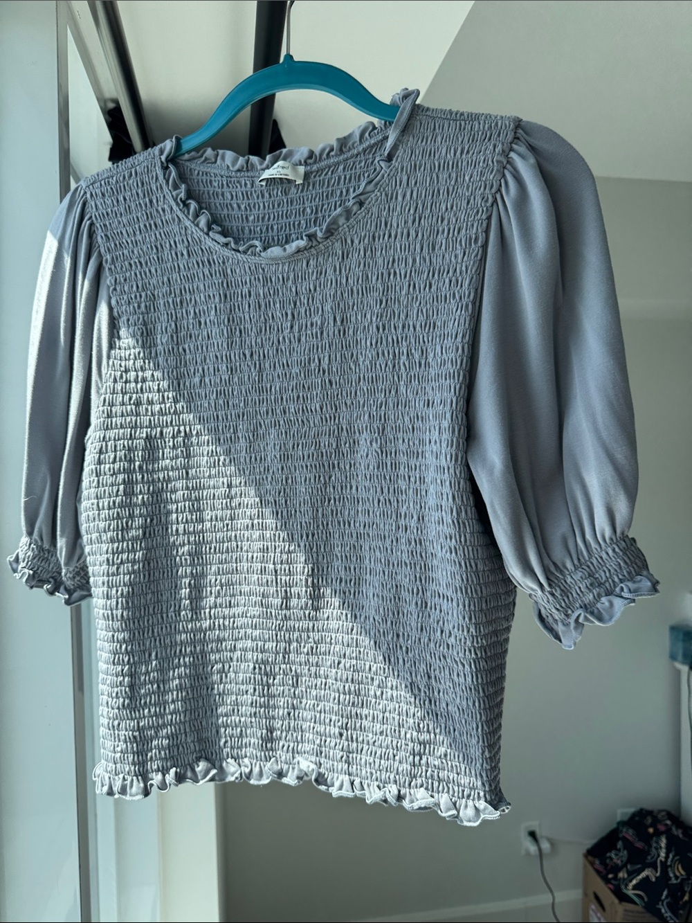 Aritzia Goodlux carino top - moon dust grey